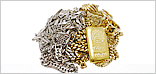 金・プラチナ・貴金属…ネックレス、指輪、ブレスレット、インゴット(のべ棒)、コイン、置物など